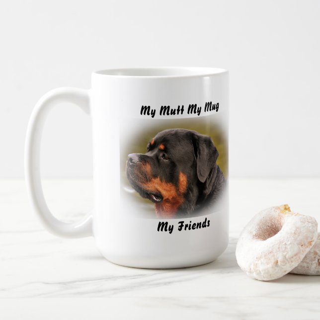 My Mutt My Mug My Friends. (With Donut)