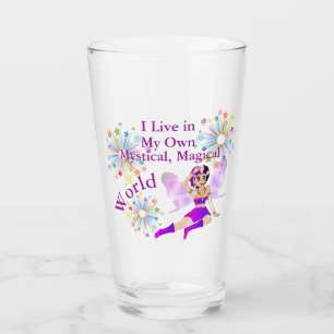 My Mystical Magical Purple Fairy Glass