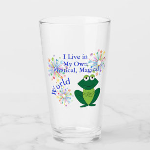 My Mystical Magical World Frog Glass