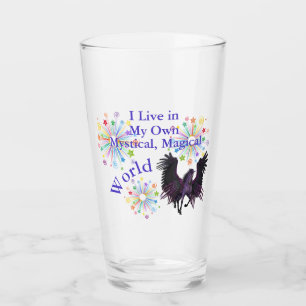 My Mystical Magical World Pegasus Glass