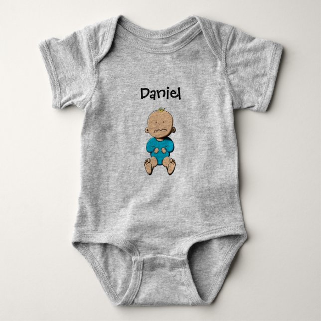 My name is... Daniel Baby Bodysuit (Front)