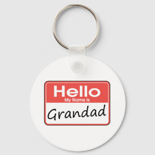 My Name is Grandad Key Ring