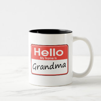 My Name is Grandma Two-Tone Coffee Mug