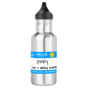 My name is   I Have a Dinking Problem   Pickleball 532 Ml Water Bottle