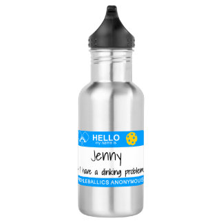 My name is | I Have a Dinking Problem | Pickleball 532 Ml Water Bottle