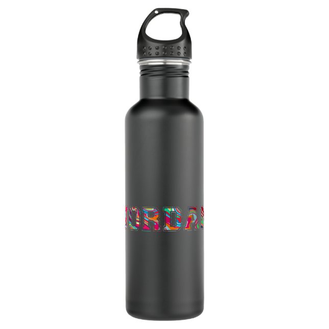 My Name is Jordan  710 Ml Water Bottle (Front)