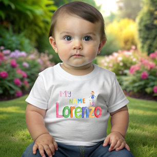 My name is Lorenzo Baby T-Shirt