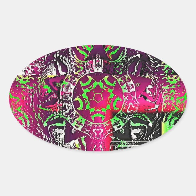 My Name Is Not Donna  Oval Sticker (Front)