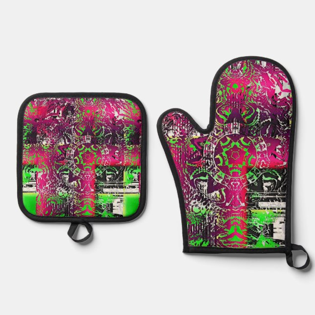 My Name Is Not Donna  Oven Mitt & Pot Holder Set (Front)
