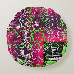 My Name Is Not Donna Round Cushion