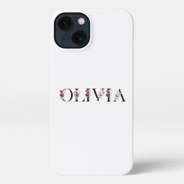  My name is Olivia. My name is Olivia. iPhone Case (Back)