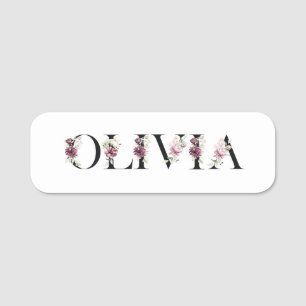 My name is Olivia. My name is Olivia. Name Tag