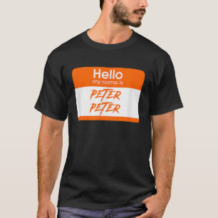 My Name Is Peter Peter Pumpkin Eater Funny Hallowe T-Shirt