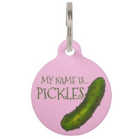 My Name is Pickles Green Kosher Dill Pickle Pink
