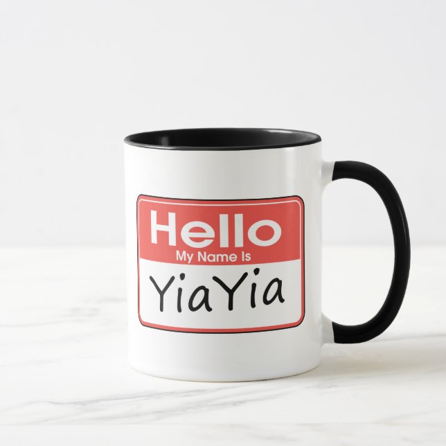 My Name is Yia Yia Mug (Right)