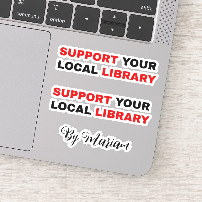 (My Name) Support Your Local Library (Detail)
