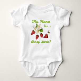 My Nana Is Berry Sweet Baby Bodysuit