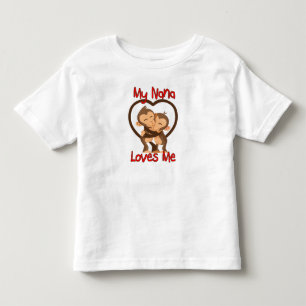 My Nana Loves Me Monkey Toddler T-Shirt