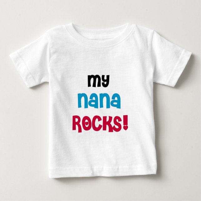 My Nana Rocks T-shirts and Gifts (Front)