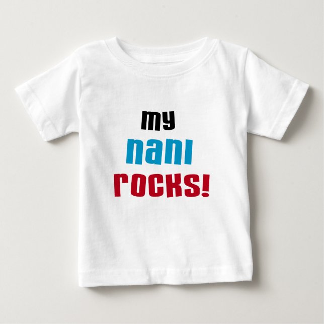 My Nani Rocks T-shirts and Gifts (Front)