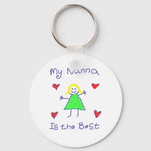 My Nanna is the Best Key Ring