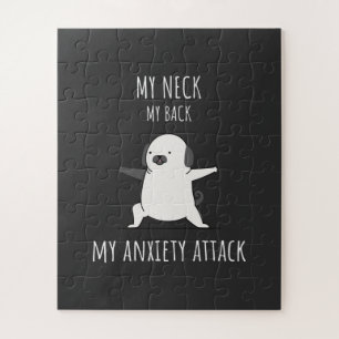 My Neck My Back My Anxiety Attack Jigsaw Puzzle
