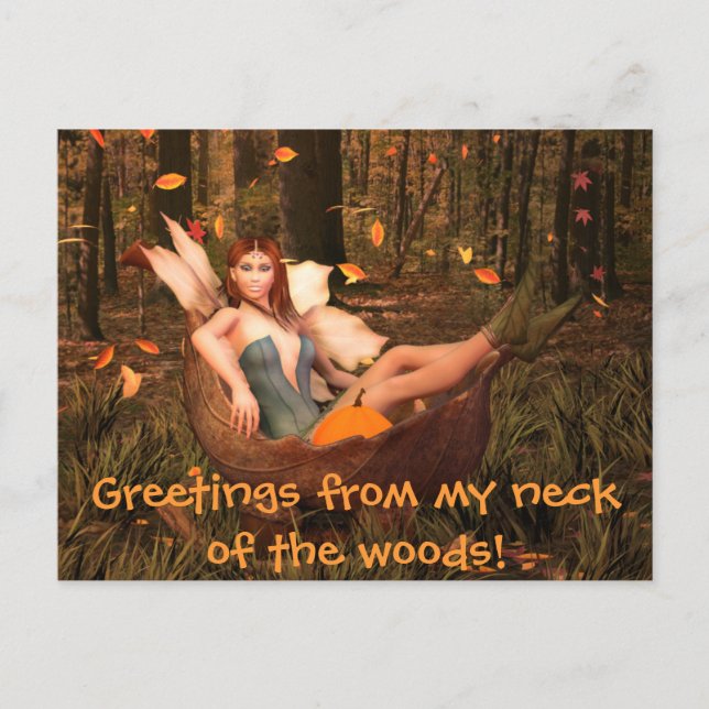 My Neck of the Woods Postcard (Front)