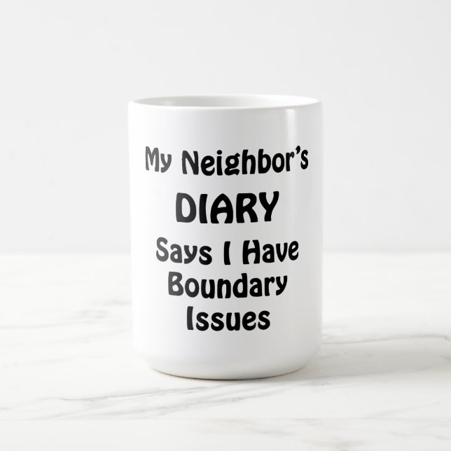 My Neighbour's Diary Coffee Mug (Center)