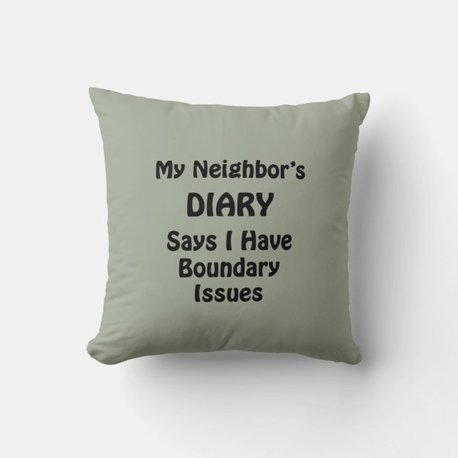My Neighbour's Diary Cushion (Front)