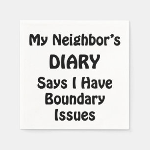 My Neighbour's Diary Napkin