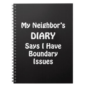 My Neighbour's Diary Notebook