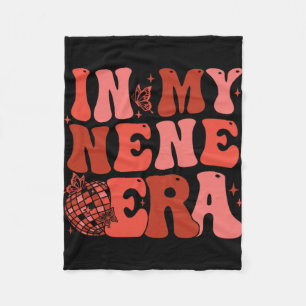 My Nene Era Funny Sarcastic Groovy Retro Mothers D Fleece Blanket
