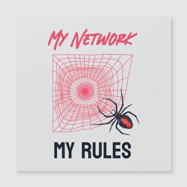My Network, My Rules Funny IT  (Front)