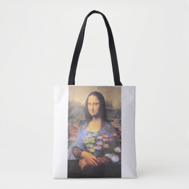 My New Dress - Mona Lisa in a Monet Tote Bag (Front)