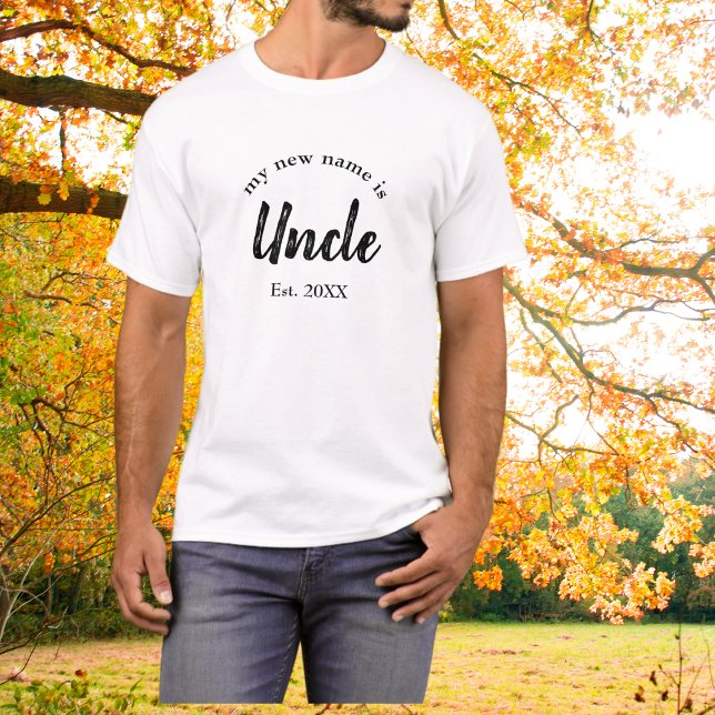 My New Name is Uncle New Uncle T-Shirt (Creator Uploaded)