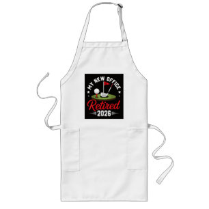 My New Office Retired 2026 Golf Retirement Long Apron