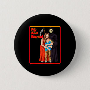 My New Stepdad Ironic Shirts - Funny Ironic Meme 6 Cm Round Badge