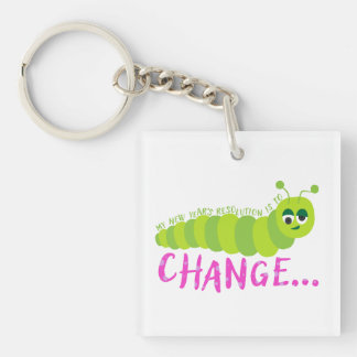 My New Year's resolution is to...change Key Ring