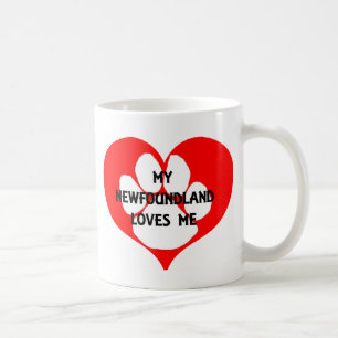 my newfie loves me.png coffee mug