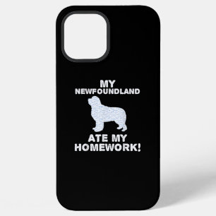 My newfoundland ate my homework dog lover gift iPhone 12 pro max case