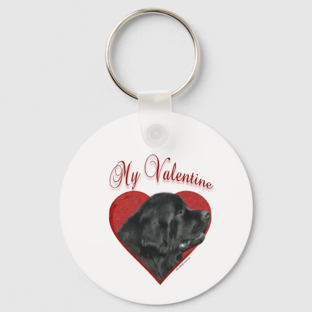 My Newfoundland Valentine Key Ring (Front)