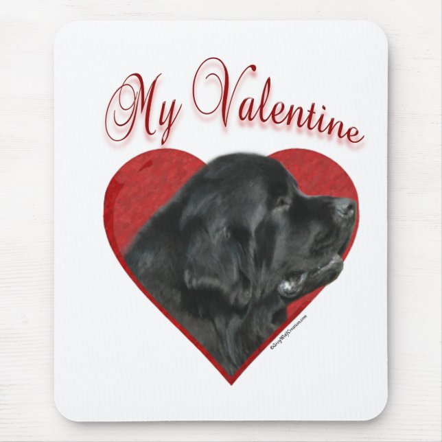 My Newfoundland Valentine Mouse Pad (Front)