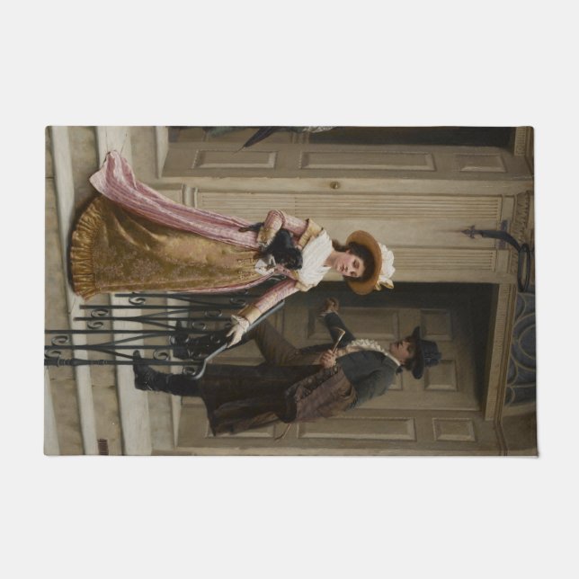 My Next-Door Neighbour (Flirting Couple) (Beauty) Doormat (Front)