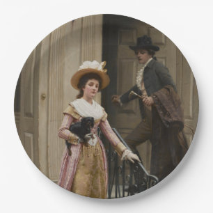 My Next-Door Neighbour (Flirting Couple) (Beauty) Paper Plate