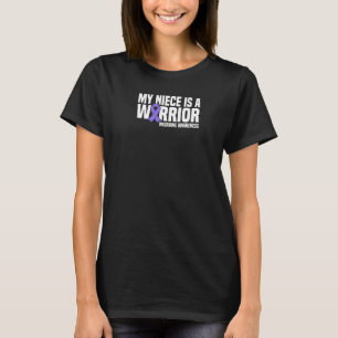 My Niece Is A Warrior Migraine Awareness T-Shirt