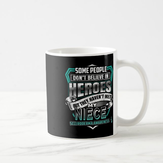 My Niece Is A Warrior - Scleroderma Awareness  Coffee Mug (Right)