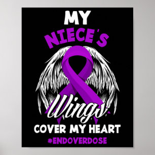 My Niece's Wings Cover My Heart End Overdose Poster