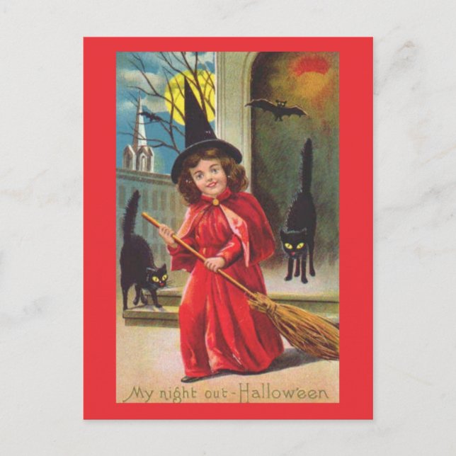 My Night out- Halloween Postcard (Front)