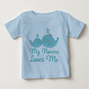 My Nonna Loves Me grandchild gift t-shirt