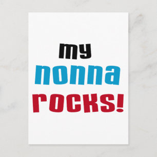 My Nonna Rocks T-shirts and Gifts Postcard